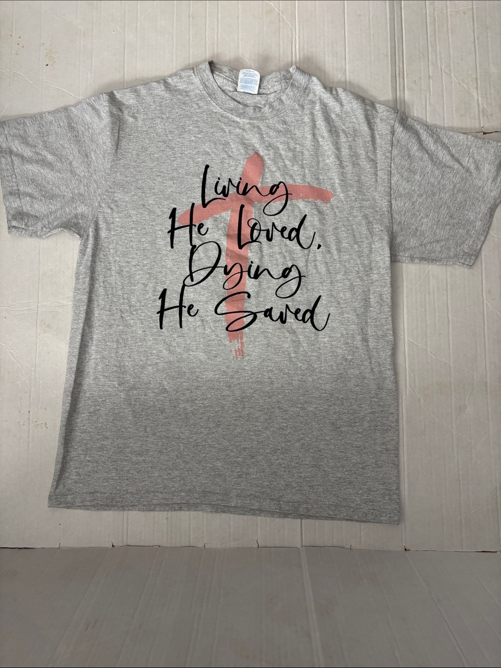 Grey medium Christian tshirt